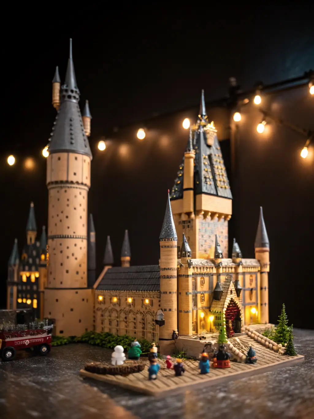 A captivating shot of the 'Harry Potter' set at Warner Bros. Studio Tour, showcasing the detailed craftsmanship and magical atmosphere of the wizarding world.